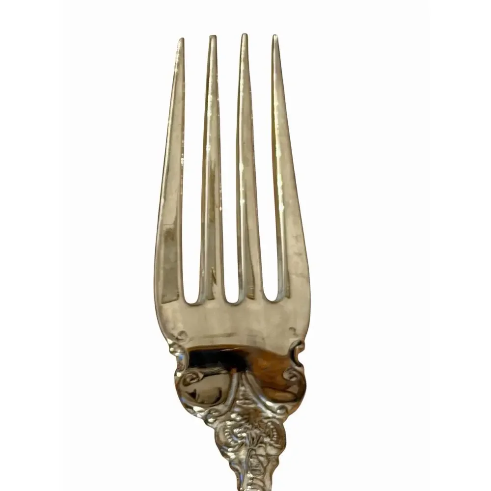 BAROQUE BY GODINGER 3 Piece Serving Set Flatware Silverplate FAST SHIP 3299-60